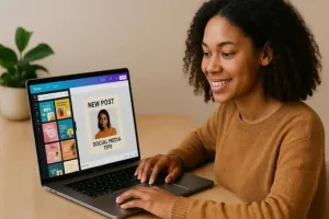 Canva AI for small business marketing